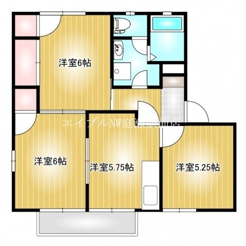 ディアス福富の物件間取画像