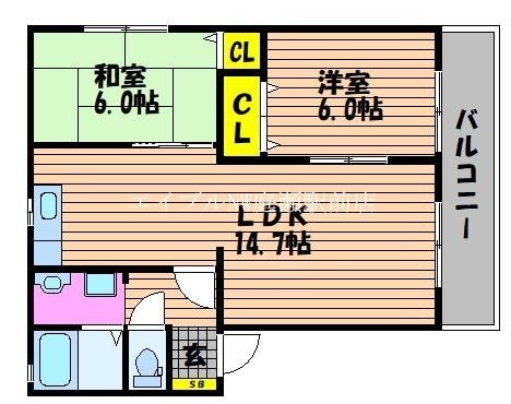 ガルテン26　C棟の物件間取画像