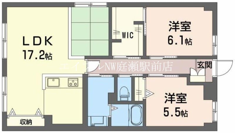 パロアルトⅠの物件間取画像