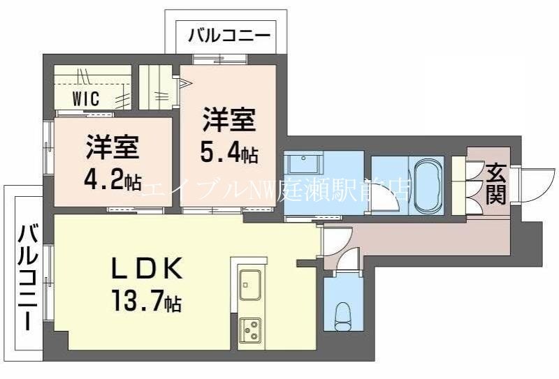 シャーメゾン　シティ　ルイーレの物件間取画像