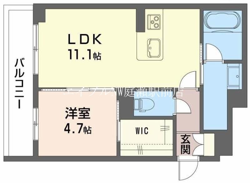 シャーメゾンはしまの物件間取画像