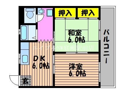 物件間取画像