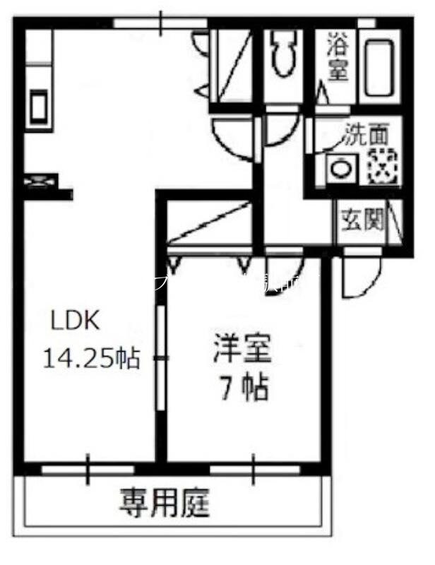 プリムローズＢの物件間取画像