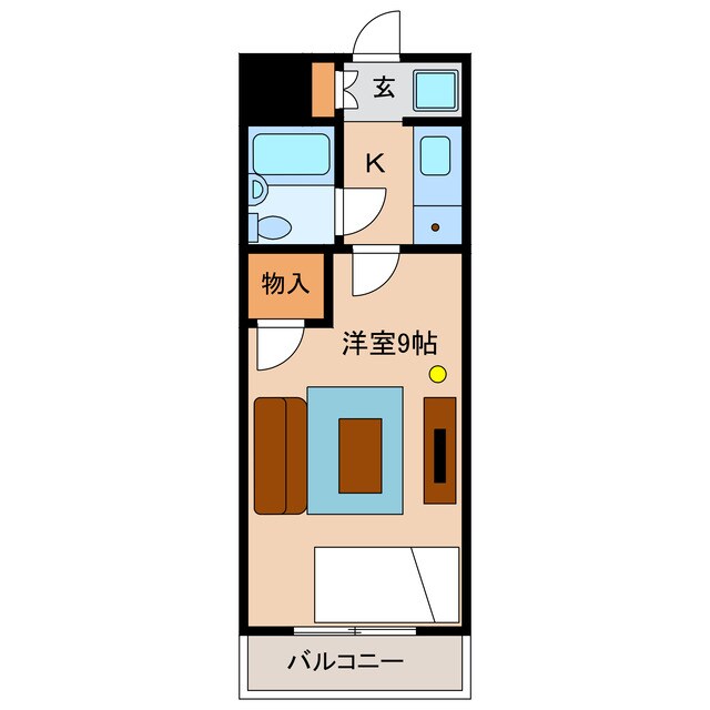金吉ハイツの物件間取画像