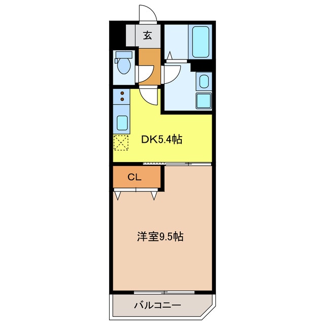 鴨江レジデンスの物件間取画像