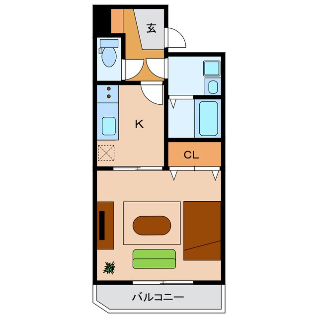 鴨江レジデンスの物件間取画像