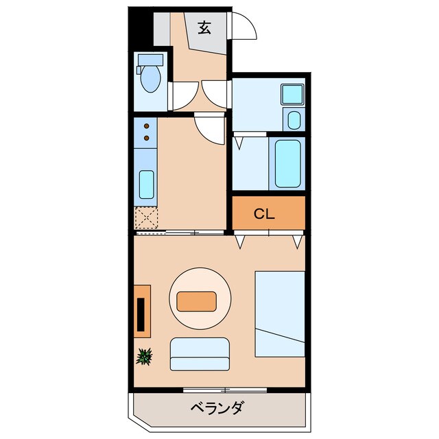 鴨江レジデンスの物件間取画像