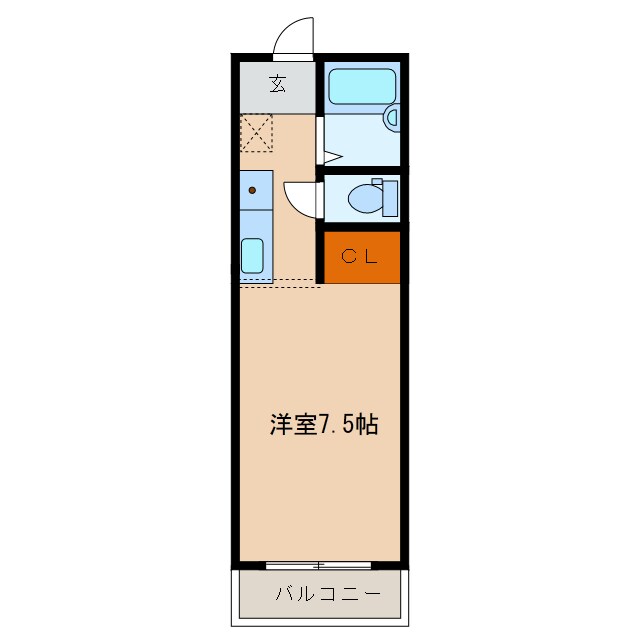 レジーナ海老塚の物件間取画像