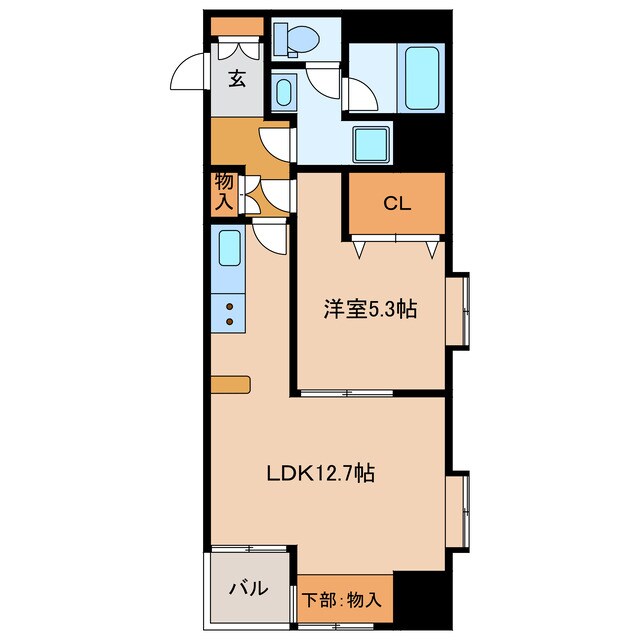 Laurel Court　田町の物件間取画像