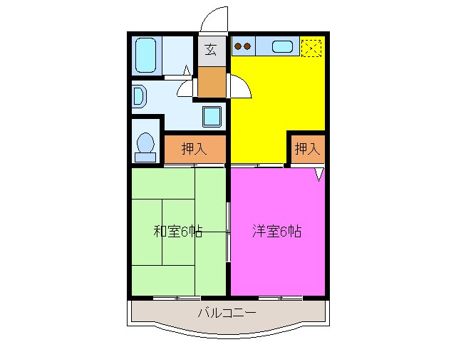 シニアステージしかたにの物件間取画像