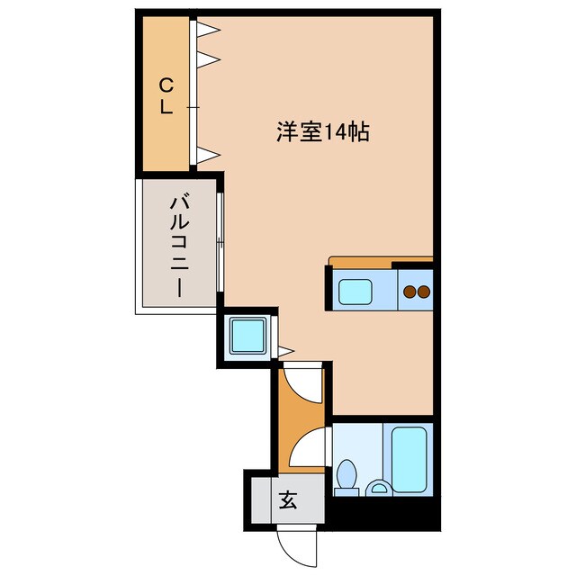 フロイデミーツ紺屋町の物件間取画像