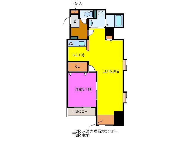 Laurel Court　常盤の物件間取画像