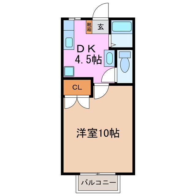 ドミール藤Ⅲの物件間取画像