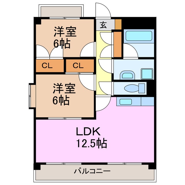 レージュエクセルの物件間取画像