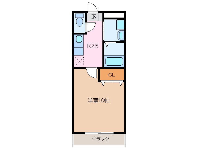 ルピナスＵＭＥＳＡＴＯの物件間取画像