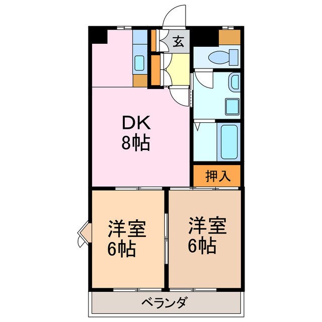 シティハイツ薬師山の物件間取画像