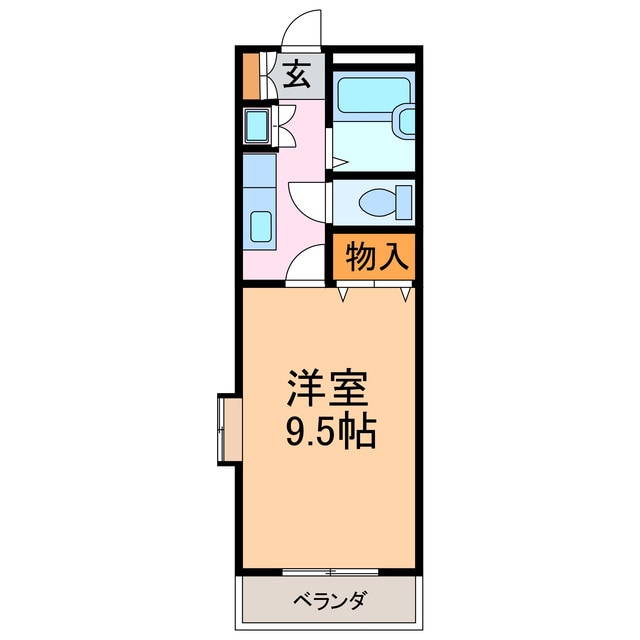 ピアチェーレＴⅡ左京山の物件間取画像