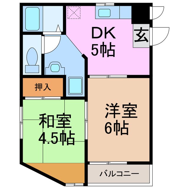 エポック鳴海の物件間取画像