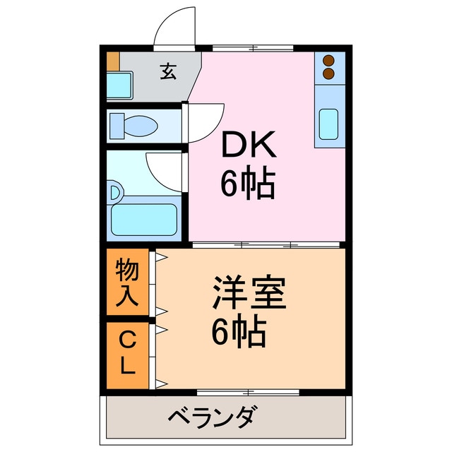 アクセスコートⅡの物件間取画像