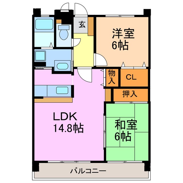 プレサージュ桶狭間の物件間取画像