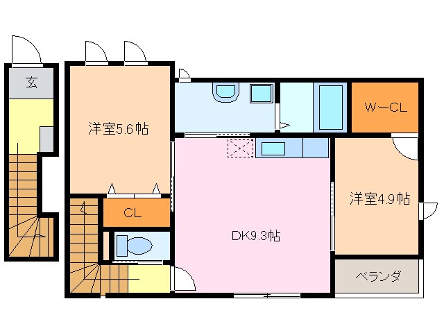 フォレスト・ヒルズの物件間取画像