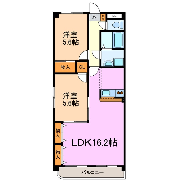 ガーデンヒルズ東山台の物件間取画像