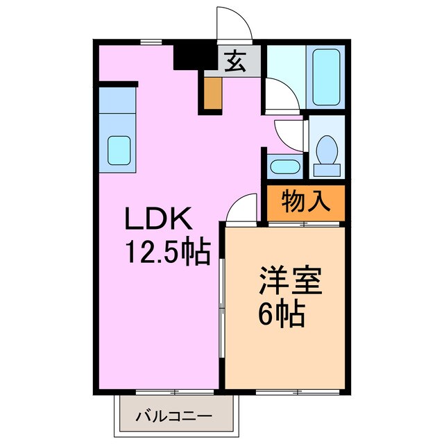 グリーンパーク鳴海の物件間取画像