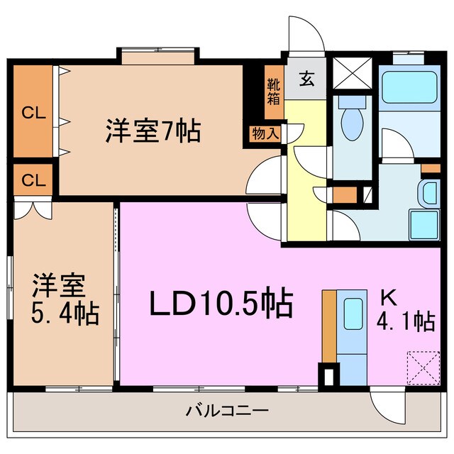 フェリーチェⅡの物件間取画像