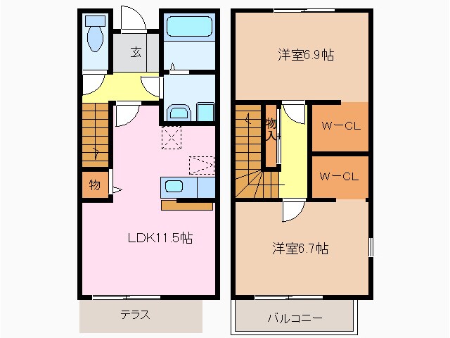 Tsメゾンの物件間取画像