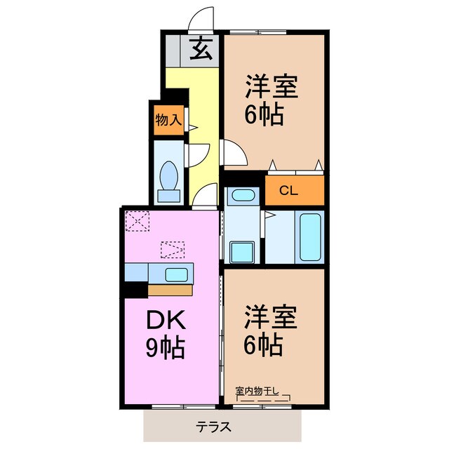 パークヒルズ　ミモザの物件間取画像