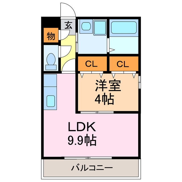 アンフィニ松が根の物件間取画像