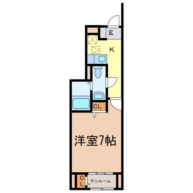 A la del ciero Iの物件間取画像