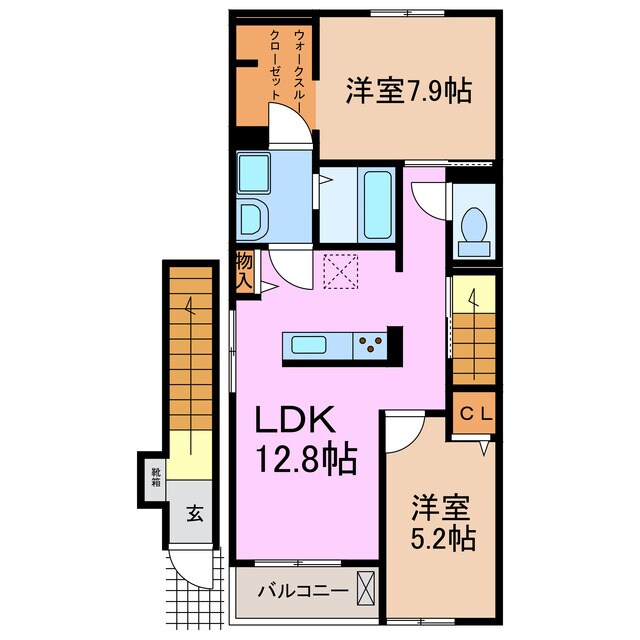 PROSPERITA　天白川緑の物件間取画像