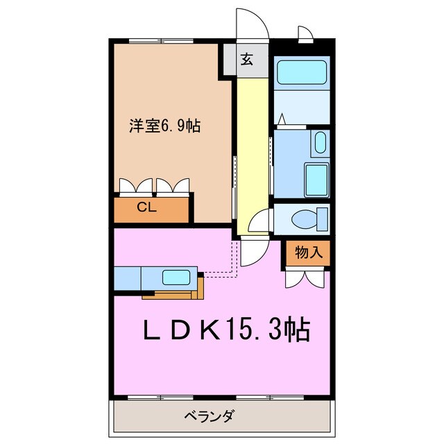 クレアガーデン南大高の物件間取画像