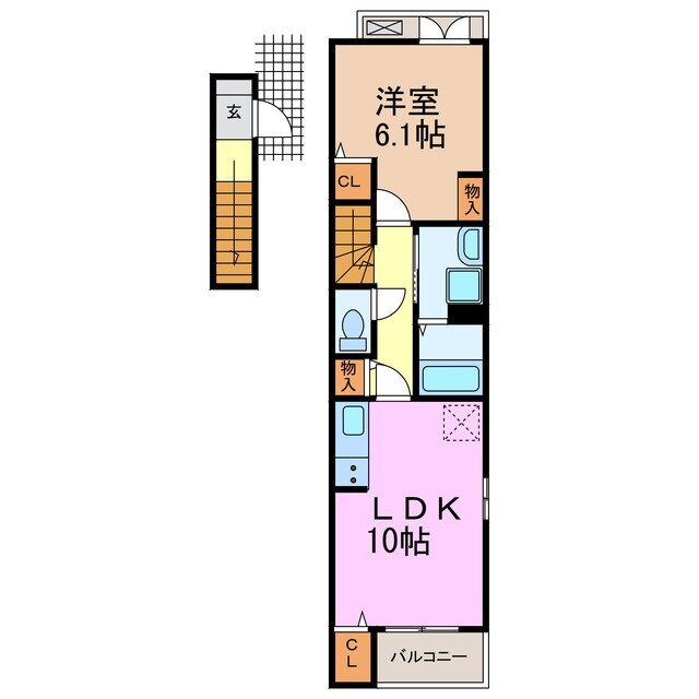 アリエッタさんたかねの物件間取画像