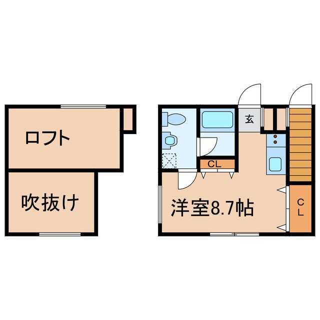 アクセスコートⅧの物件間取画像