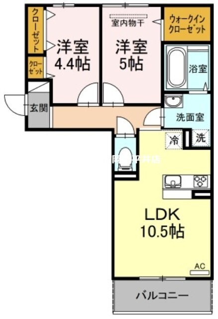 リバーサイド江並の物件間取画像