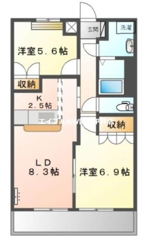 ベル　メゾンの物件間取画像