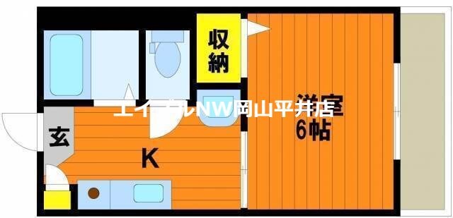 コンフォート住吉の物件間取画像