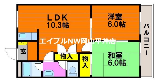 クレヴァの物件間取画像
