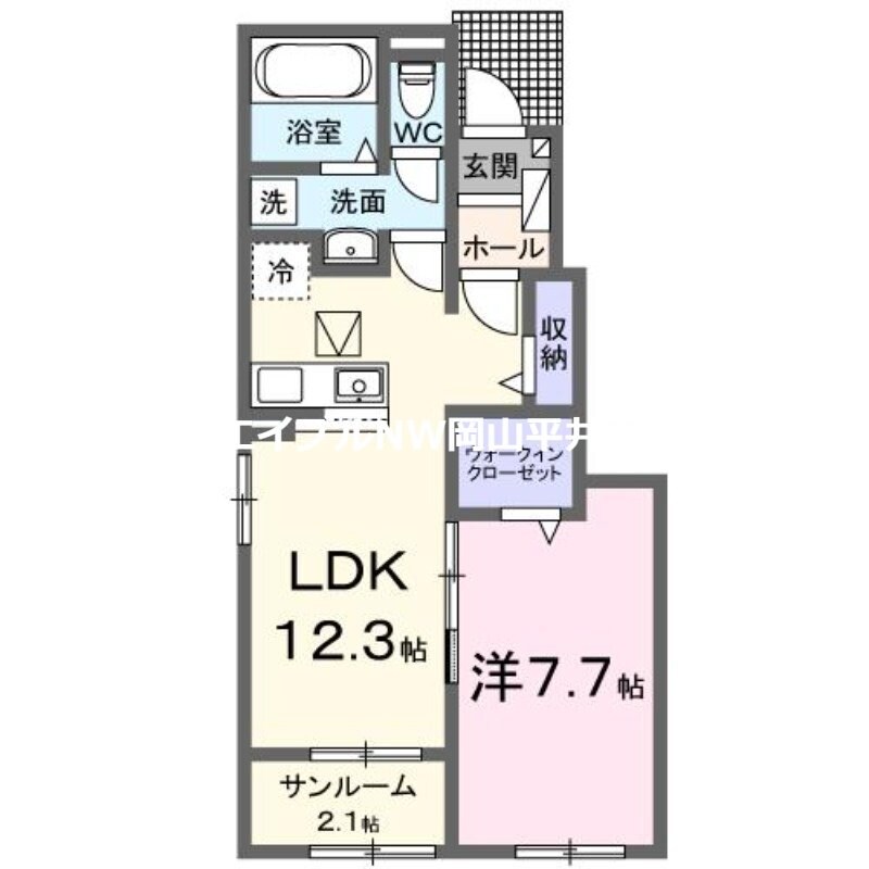 リアンの物件間取画像