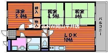 ネクスト倉田　東館の物件間取画像