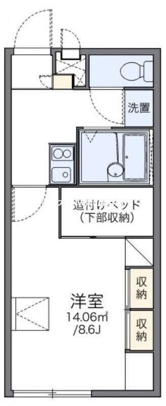 レオパレスＣＡＴ’Ｓの物件間取画像