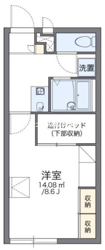 レオパレスカルチェの物件間取画像