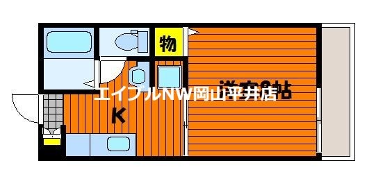 COTHAX浜　Ⅱ棟の物件間取画像