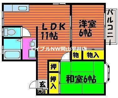物件間取画像