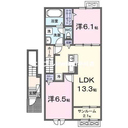 プルメリアの物件間取画像