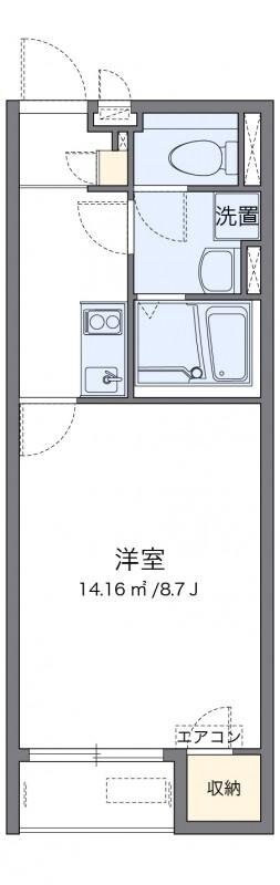 クレイノシトラスの物件間取画像