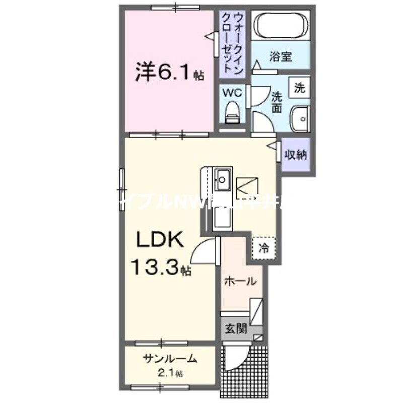 クレール七番館の物件間取画像