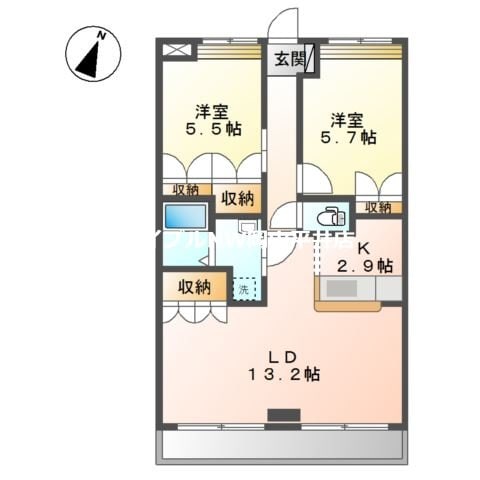 プロムナードの物件間取画像